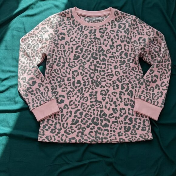 Pink Leopard Print Kids PJ Set - Picture 3 of 5